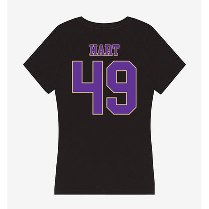 Western Carolina - NCAA Football : Bryce Hart - Women's V-Neck T-Shirt-1