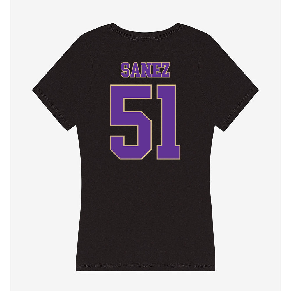 Western Carolina - NCAA Football : Aaron Sanez - Women's V-Neck T-Shirt-1