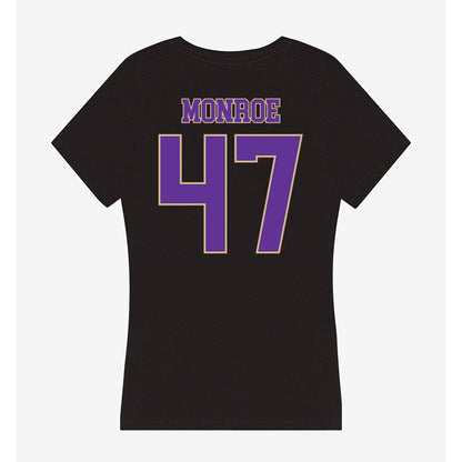 Western Carolina - NCAA Football : Blue Monroe - Women's V-Neck T-Shirt-1