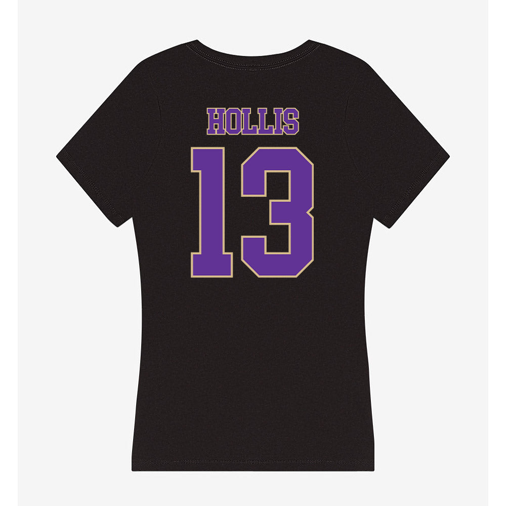 Western Carolina - NCAA Football : Richard Hollis - Women's V-Neck T-Shirt-1
