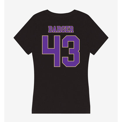 Western Carolina - NCAA Football : Braeden Barger - Women's V-Neck T-Shirt-1
