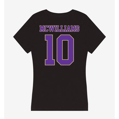 Western Carolina - NCAA Football : Jabari McWilliams - Women's V-Neck T-Shirt-1