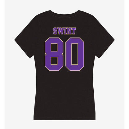 Western Carolina - NCAA Football : Corey Swint - Women's V-Neck T-Shirt-1