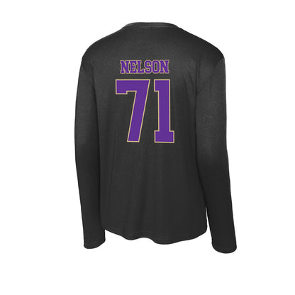 Western Carolina - NCAA Football : Sawyer Nelson - Activewear Long Sleeve T-Shirt-1