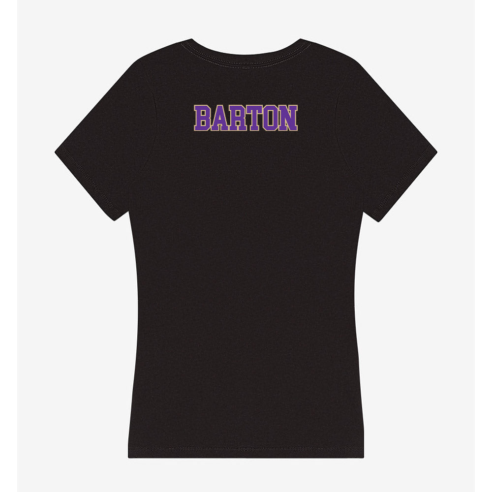Western Carolina - NCAA Men's Track & Field : Elias Barton - Women's V-Neck T-Shirt-1