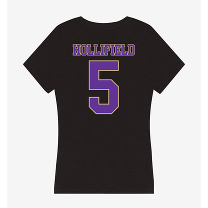 Western Carolina - NCAA Women's Basketball : Ally Hollifield - Women's V-Neck T-Shirt-1