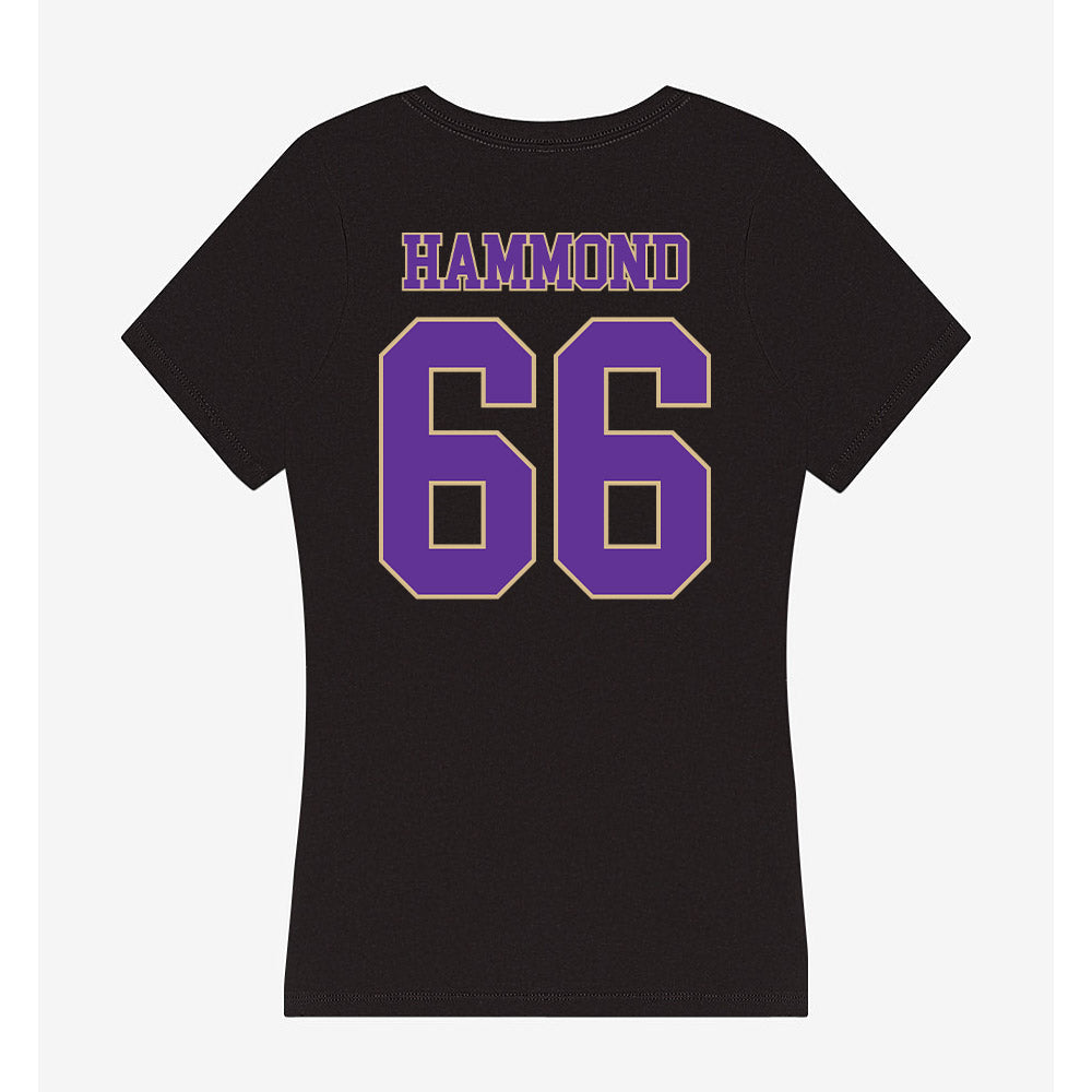 Western Carolina - NCAA Football : John Hammond - Women's V-Neck T-Shirt-1