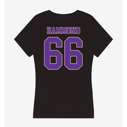 Western Carolina - NCAA Football : John Hammond - Women's V-Neck T-Shirt-1