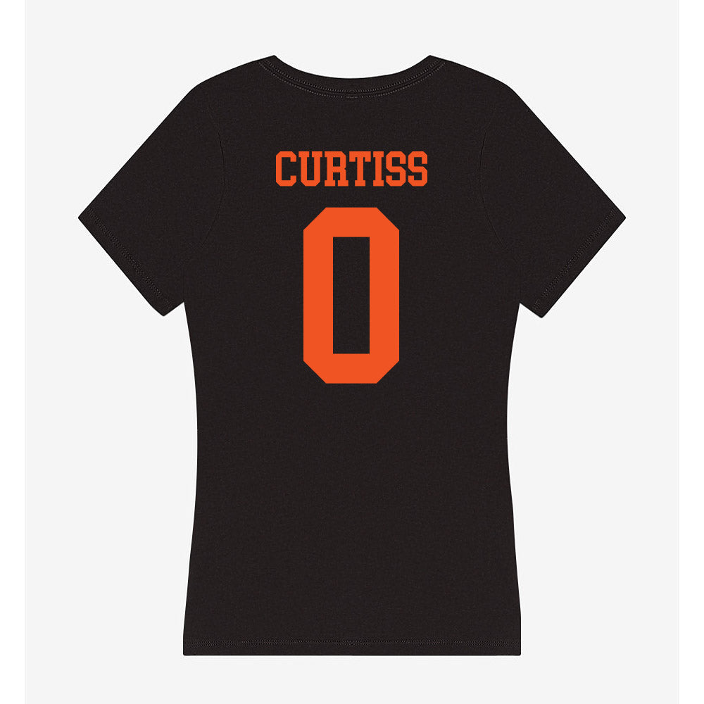 SHSU - NCAA Beach Volleyball : Norah Curtiss - Women's V-Neck T-Shirt-1