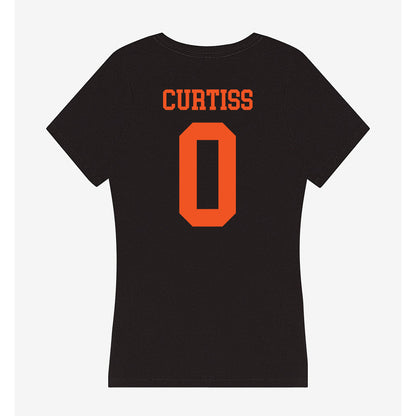 SHSU - NCAA Beach Volleyball : Norah Curtiss - Women's V-Neck T-Shirt-1