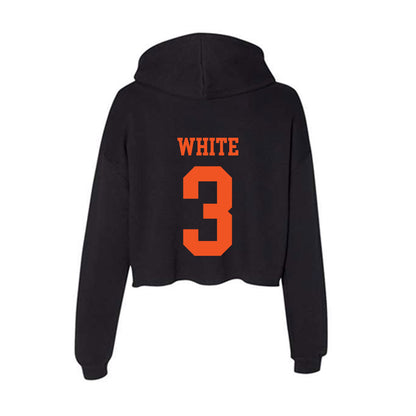SHSU - NCAA Women's Volleyball : Shaelin White - Women's Crop Fleece Hoodie-1