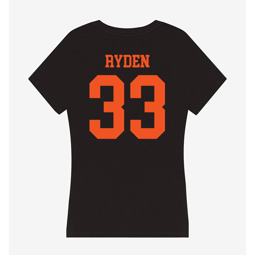 SHSU - NCAA Baseball : Tyer Ryden - Women's V-Neck T-Shirt-1