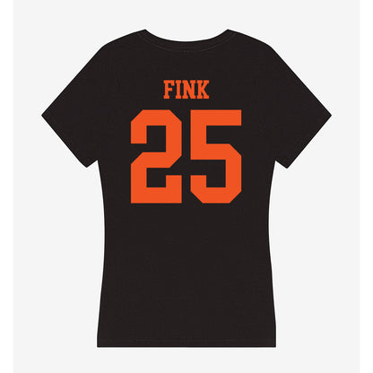 SHSU - NCAA Baseball : Nathan Fink - Women's V-Neck T-Shirt-1