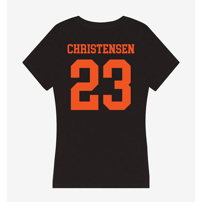 SHSU - NCAA Baseball : Brady Christensen - Women's V-Neck T-Shirt-1
