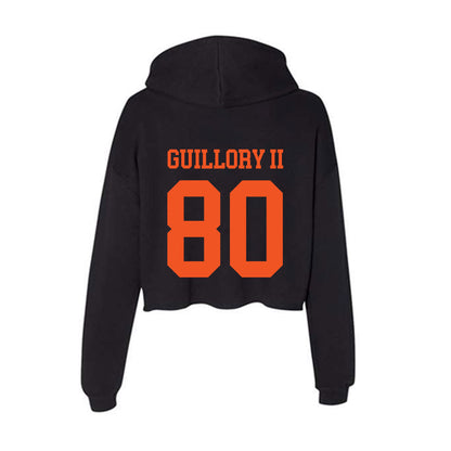 SHSU - NCAA Football : Terrence Guillory II - Women's Crop Fleece Hooded Sweatshirt-1