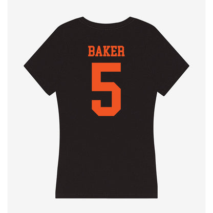 SHSU - NCAA Baseball : Wes Baker - Women's V-Neck T-Shirt-1