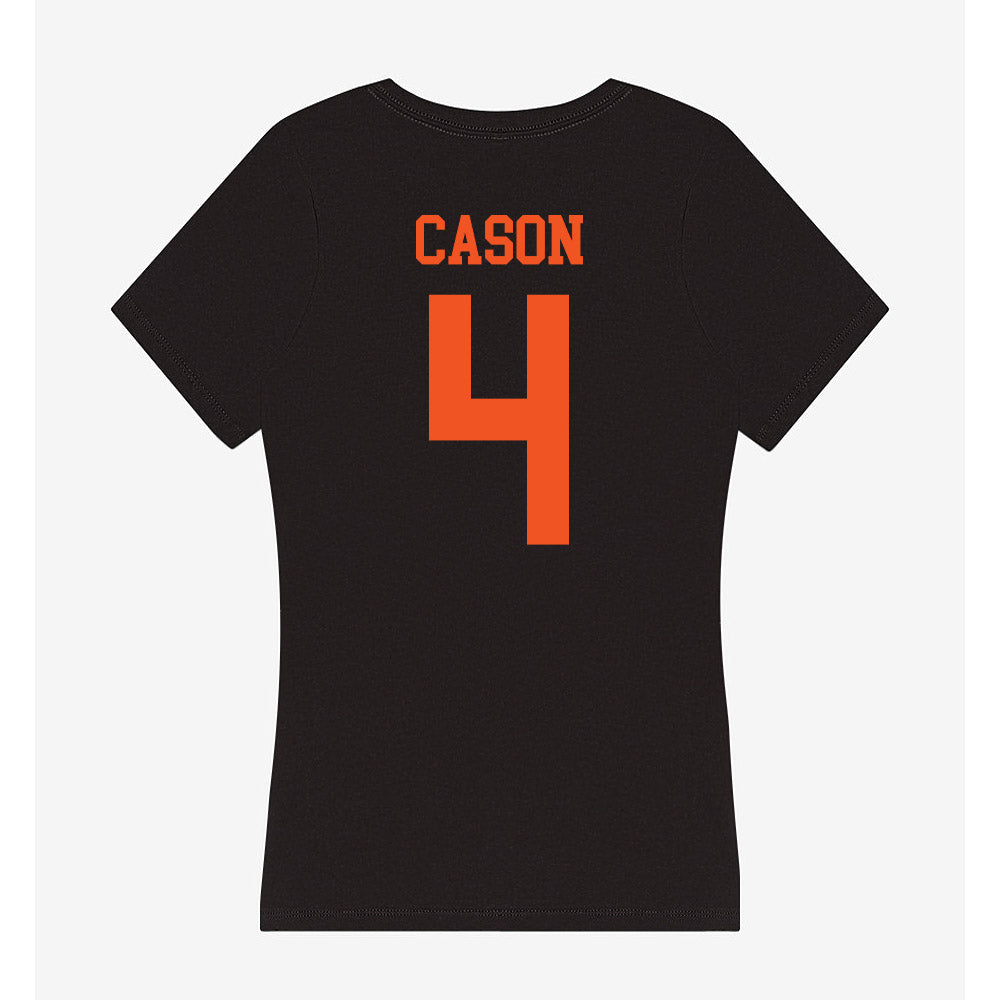 SHSU - NCAA Football : Alijah Cason - Women's V-Neck T-Shirt-1