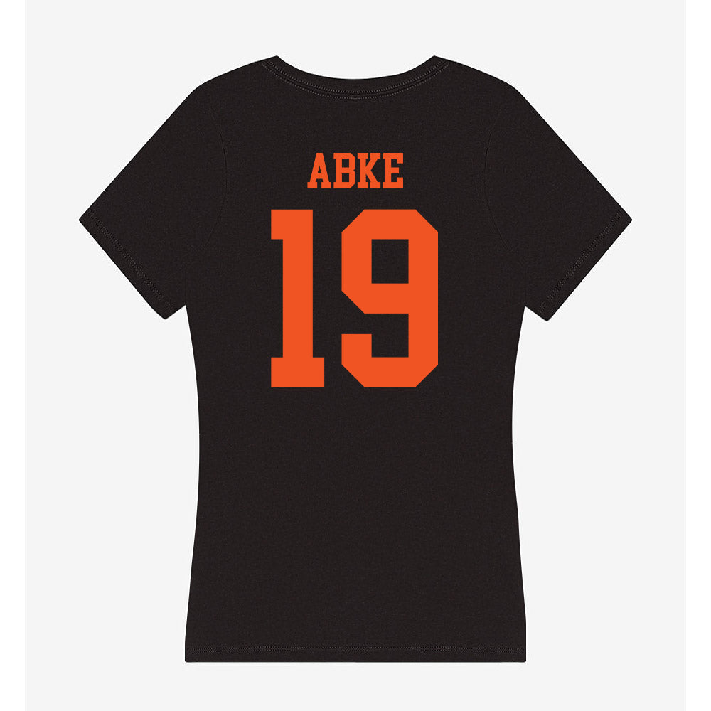 SHSU - NCAA Softball : Amy Abke - Women's V-Neck T-Shirt-1