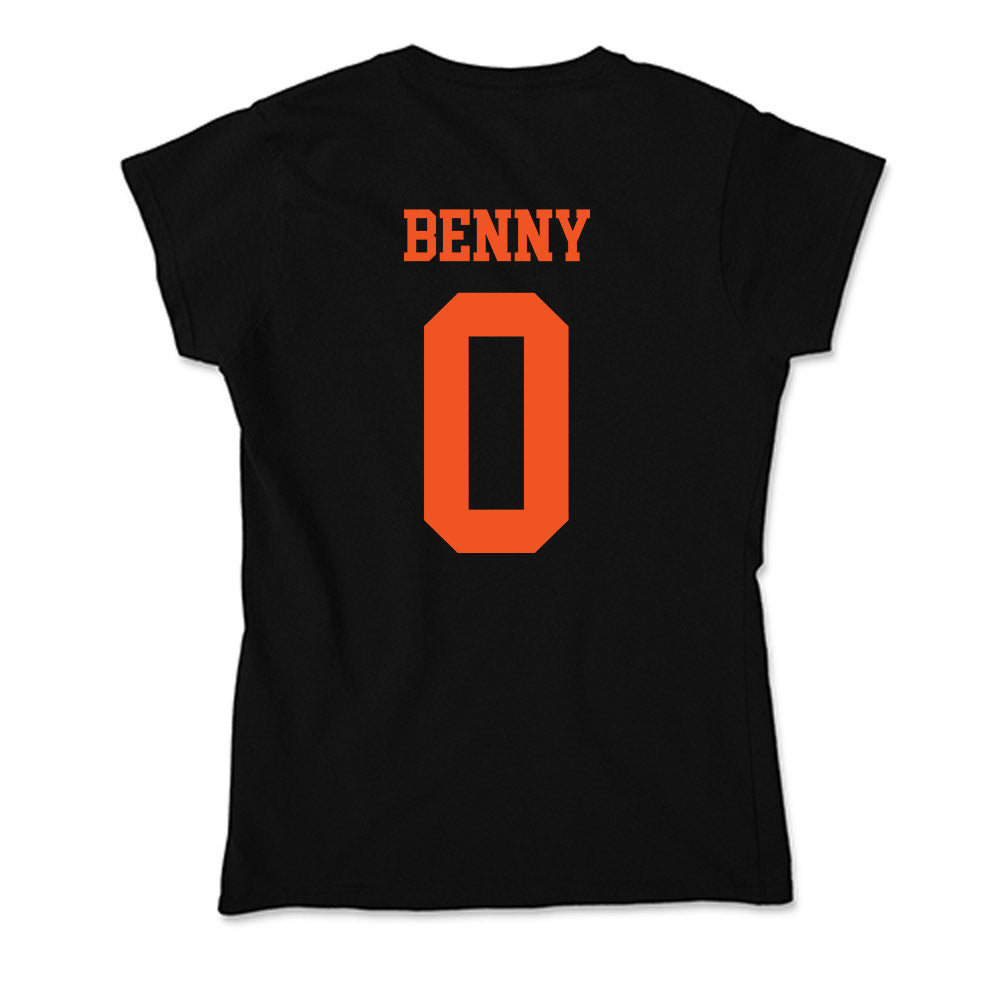SHSU - NCAA Men's Basketball : Noah Benny - Soft Style Women’s T-Shirt-1