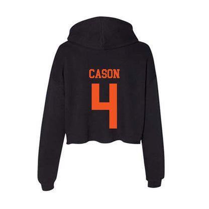 SHSU - NCAA Football : Alijah Cason - Women's Crop Fleece Hoodie-1