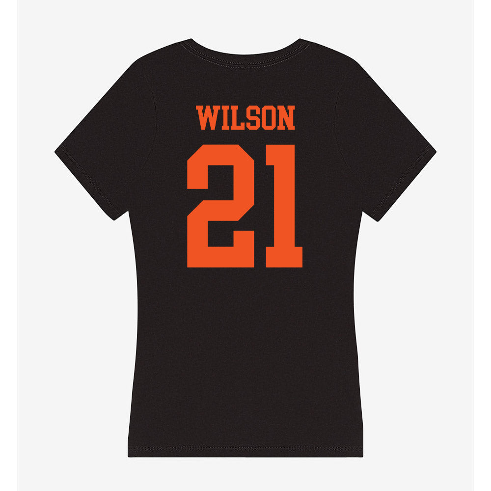 SHSU - NCAA Football : Dravon Wilson - Women's V-Neck T-Shirt-1