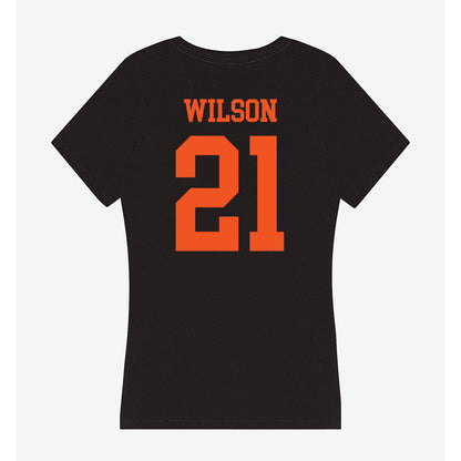 SHSU - NCAA Football : Dravon Wilson - Women's V-Neck T-Shirt-1