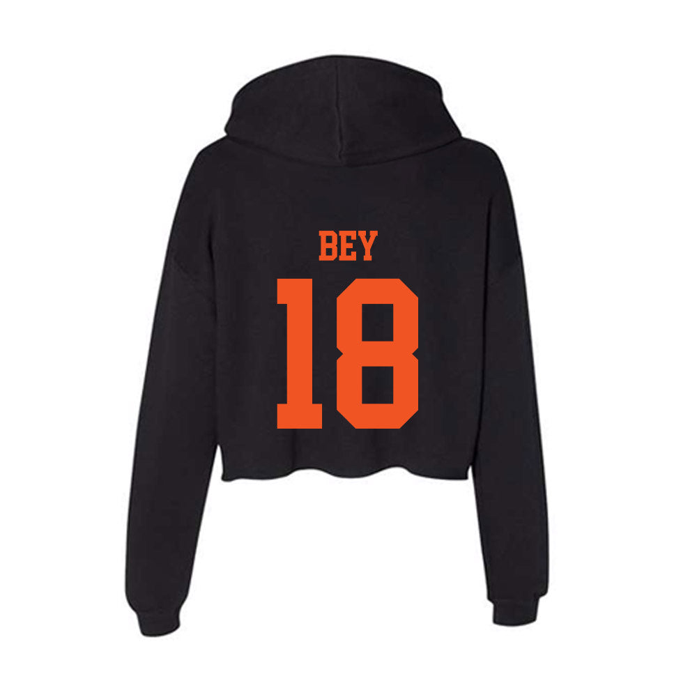 SHSU - NCAA Football : Stacy Bey - Women's Crop Fleece Hoodie-1