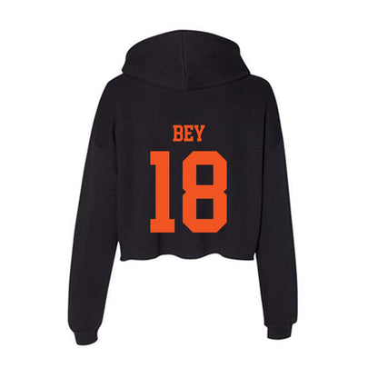 SHSU - NCAA Football : Stacy Bey - Women's Crop Fleece Hoodie-1
