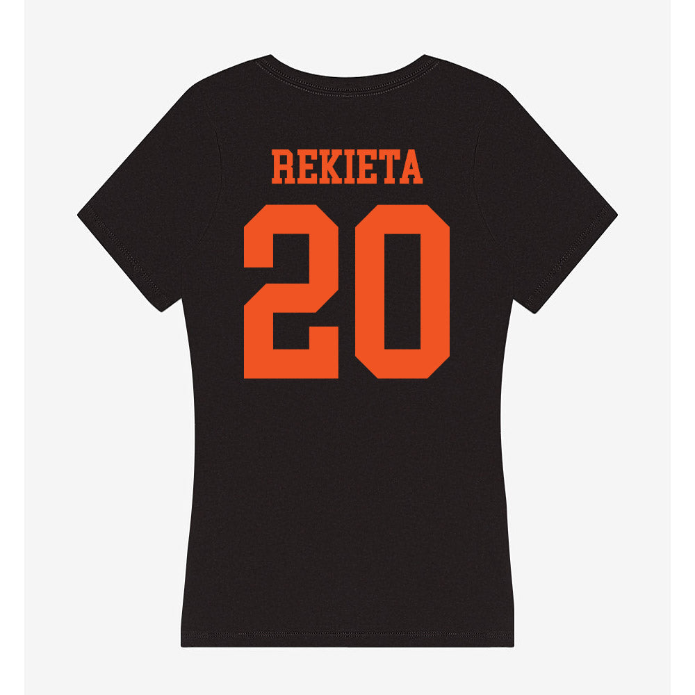 SHSU - NCAA Softball : Emma Rekieta - Women's V-Neck T-Shirt-1