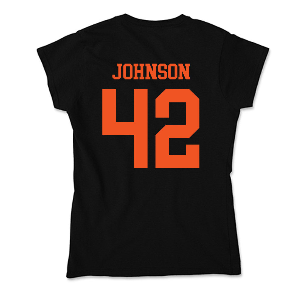 SHSU - NCAA Baseball : Zakery Johnson - Soft Style Women’s T-Shirt-1