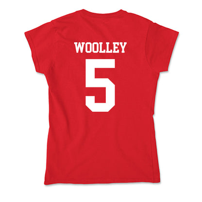 Bradley - NCAA Men's Soccer : Dom Woolley - Soft Style Women’s T-Shirt-1