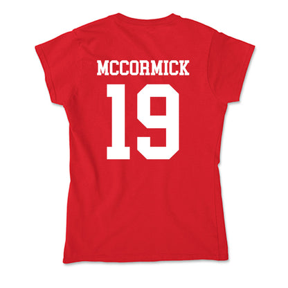 Bradley - NCAA Baseball : Colin McCormick - Soft Style Women’s T-Shirt-1