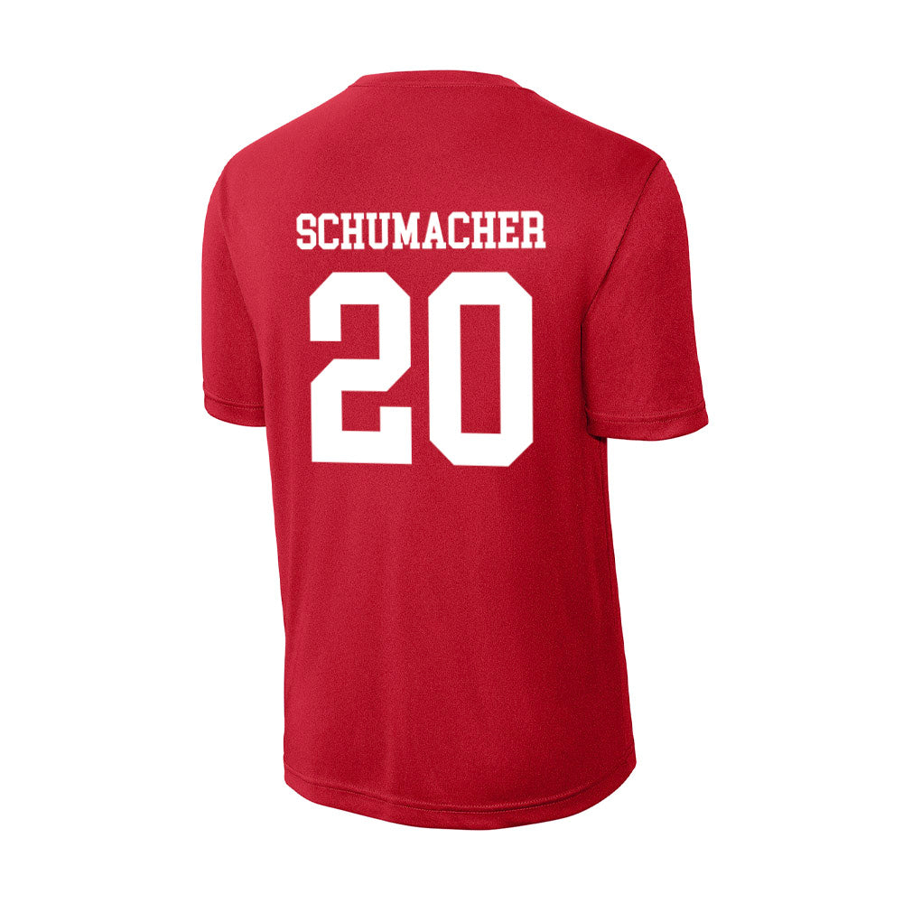 Bradley - NCAA Baseball : Jaxon Schumacher - Activewear T-Shirt-1