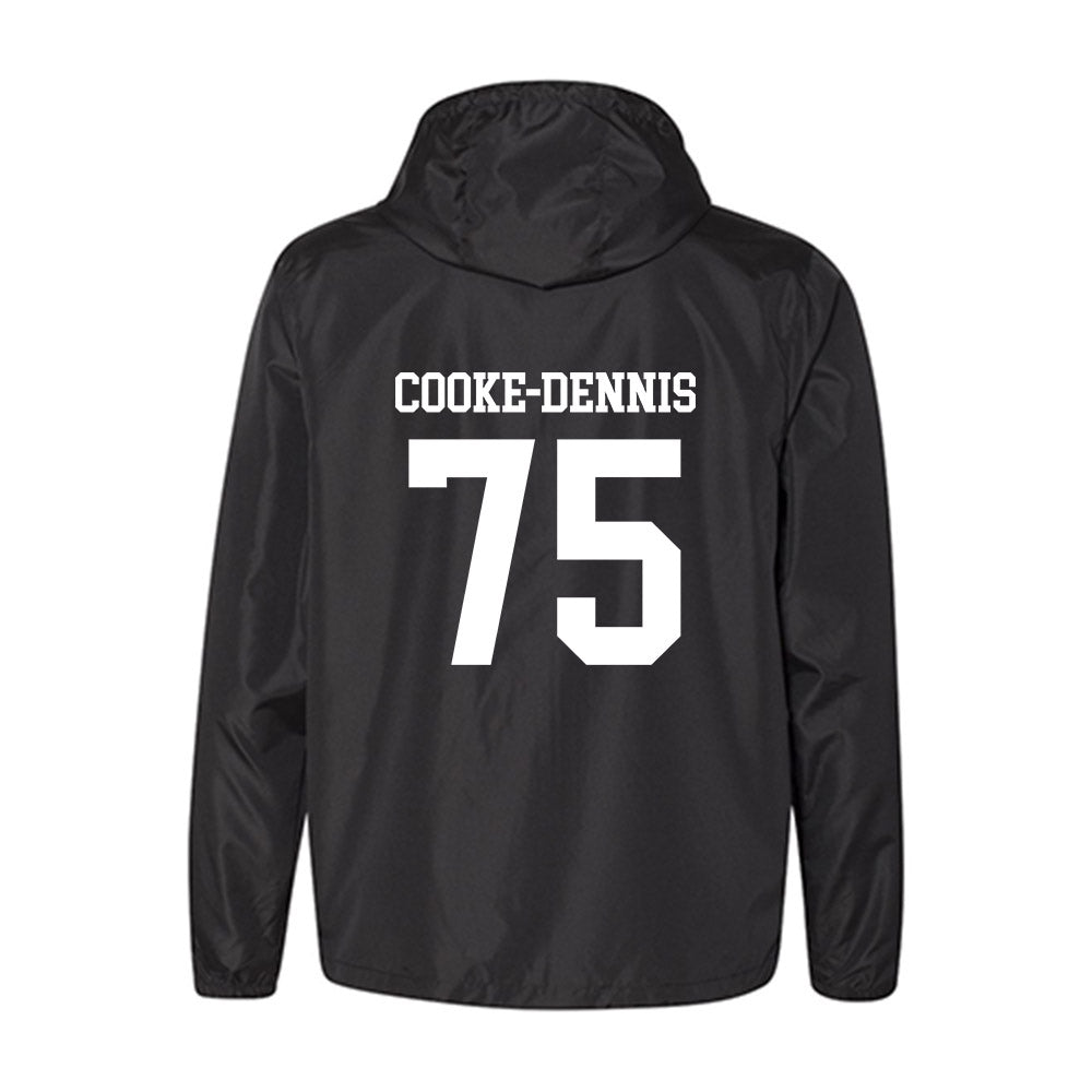 SIU Carbondale - NCAA Football : Tristan Cooke-Dennis - Windbreaker-1