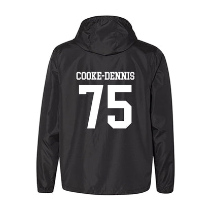 SIU Carbondale - NCAA Football : Tristan Cooke-Dennis - Windbreaker-1