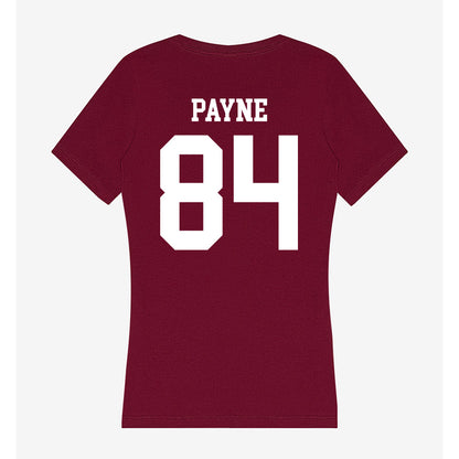 SIU Carbondale - NCAA Football : Tristen Payne - Women's V-Neck T-Shirt-1