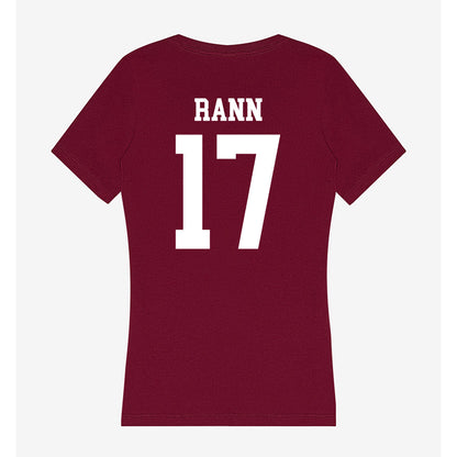 SIU Carbondale - NCAA Football : Owen Rann - Women's V-Neck T-Shirt-1