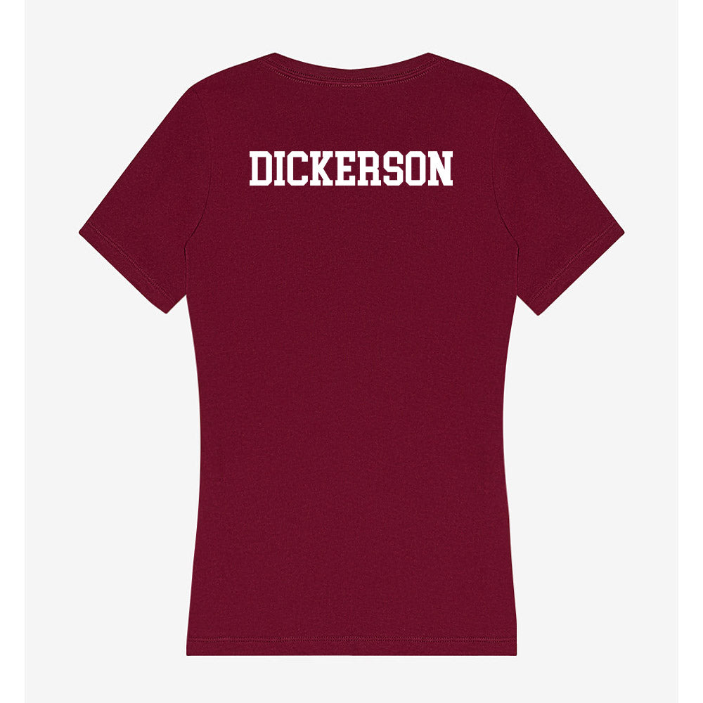 SIU Carbondale - NCAA Men's Track & Field : Jalen Dickerson - Women's V-Neck T-Shirt-1