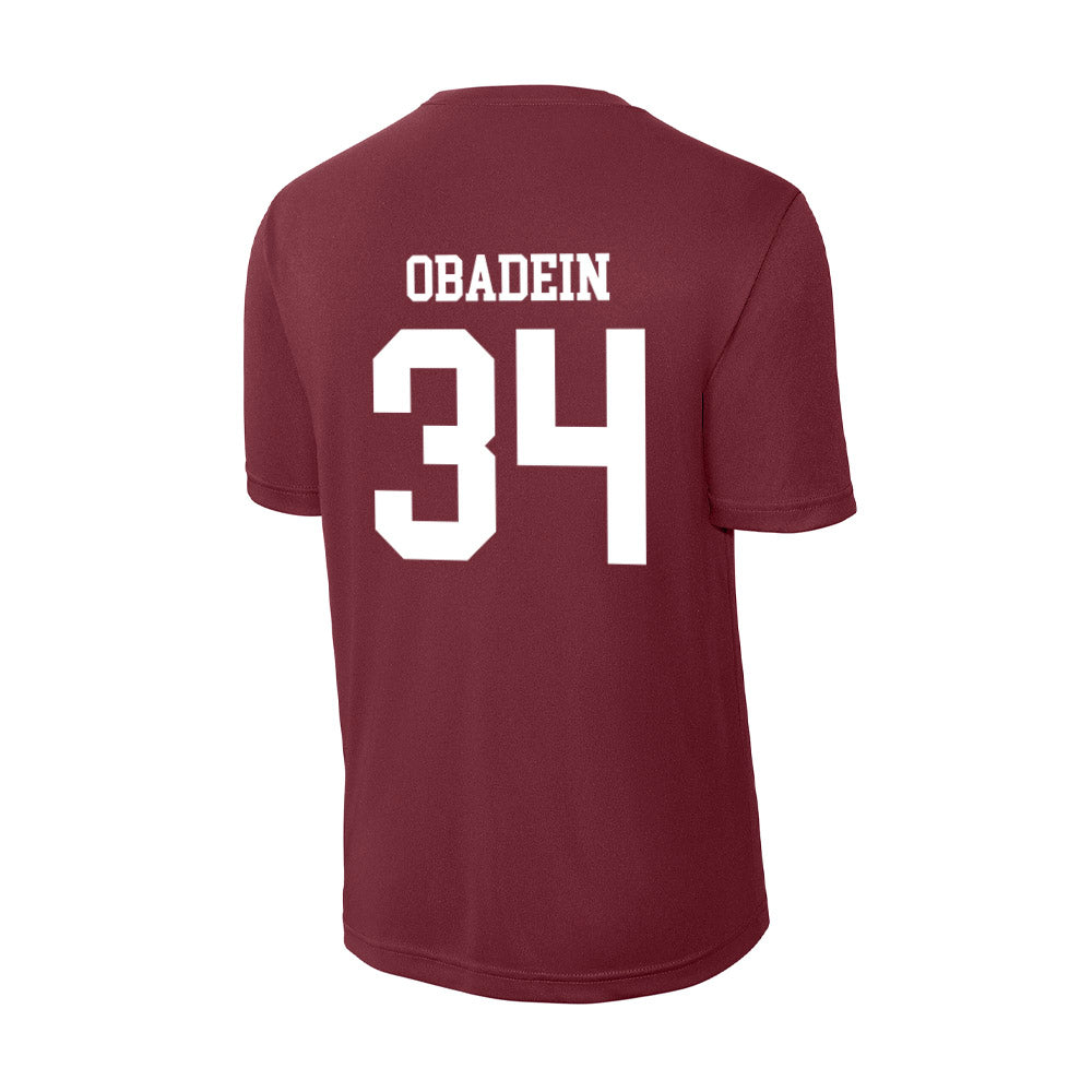 SIU Carbondale - NCAA Football : David Obadein - Activewear T-Shirt-1