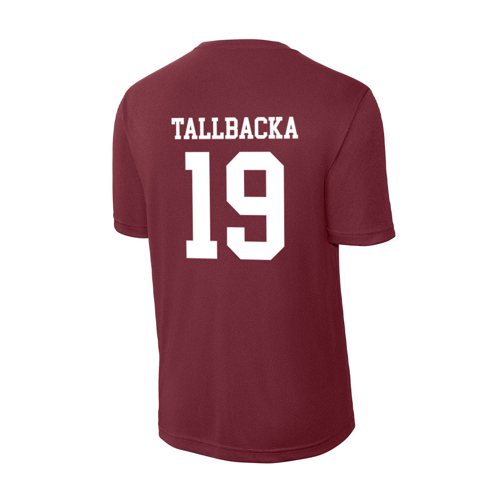 SIU Carbondale - NCAA Women's Soccer : Katelyn Tallbacka - Activewear T-Shirt-1