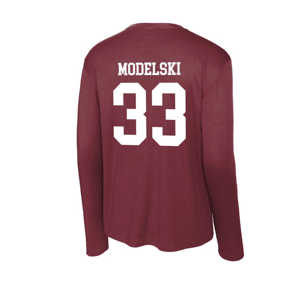 SIU Carbondale - NCAA Women's Soccer : Kaylee Modelski - Activewear Long Sleeve T-Shirt-1