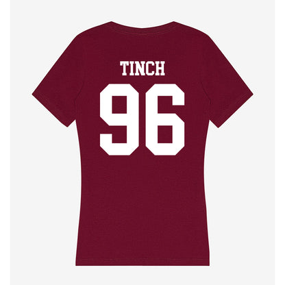 SIU Carbondale - NCAA Football : Gavin Tinch - Women's V-Neck T-Shirt-1