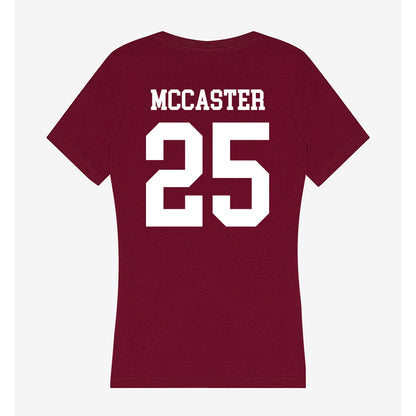 SIU Carbondale - NCAA Football : Jayden McCaster - Women's V-Neck T-Shirt-1