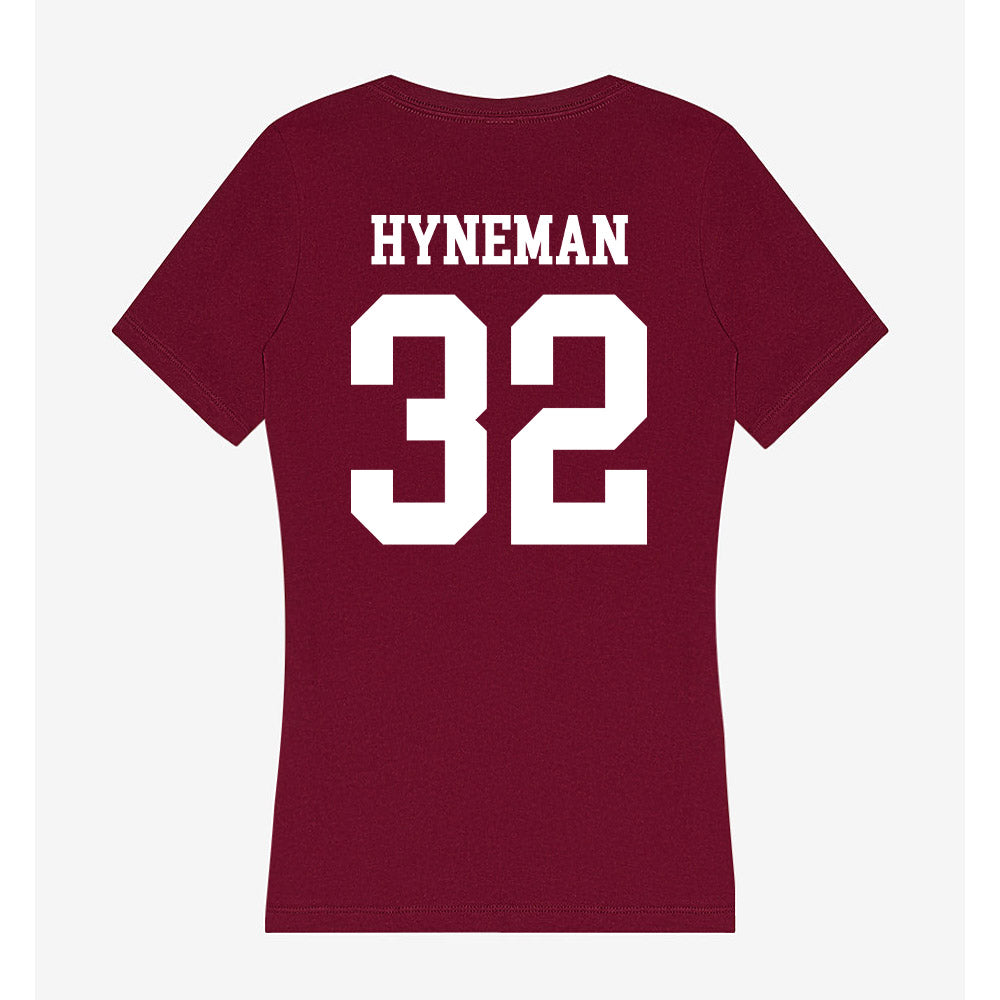 SIU Carbondale - NCAA Baseball : Josh Hyneman - Women's V-Neck T-Shirt-1