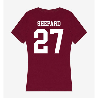 SIU Carbondale - NCAA Baseball : Troy Shepard - Women's V-Neck T-Shirt-1
