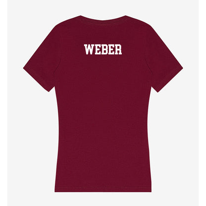 SIU Carbondale - NCAA Women's Track & Field : Kylee Weber - Women's V-Neck T-Shirt-1