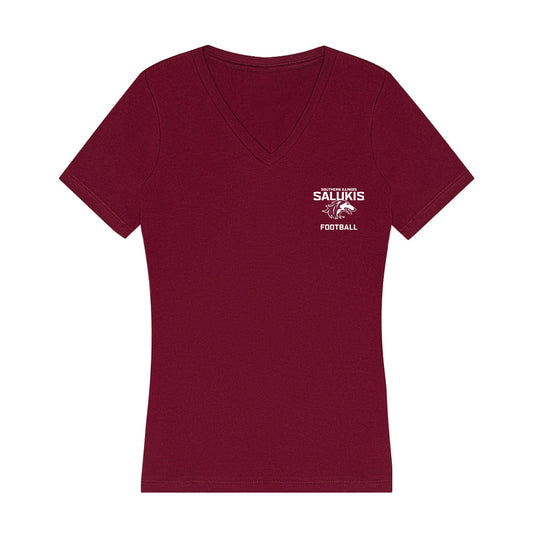 SIU Carbondale - NCAA Football : Joshua Bolden - Women's V-Neck T-Shirt-0