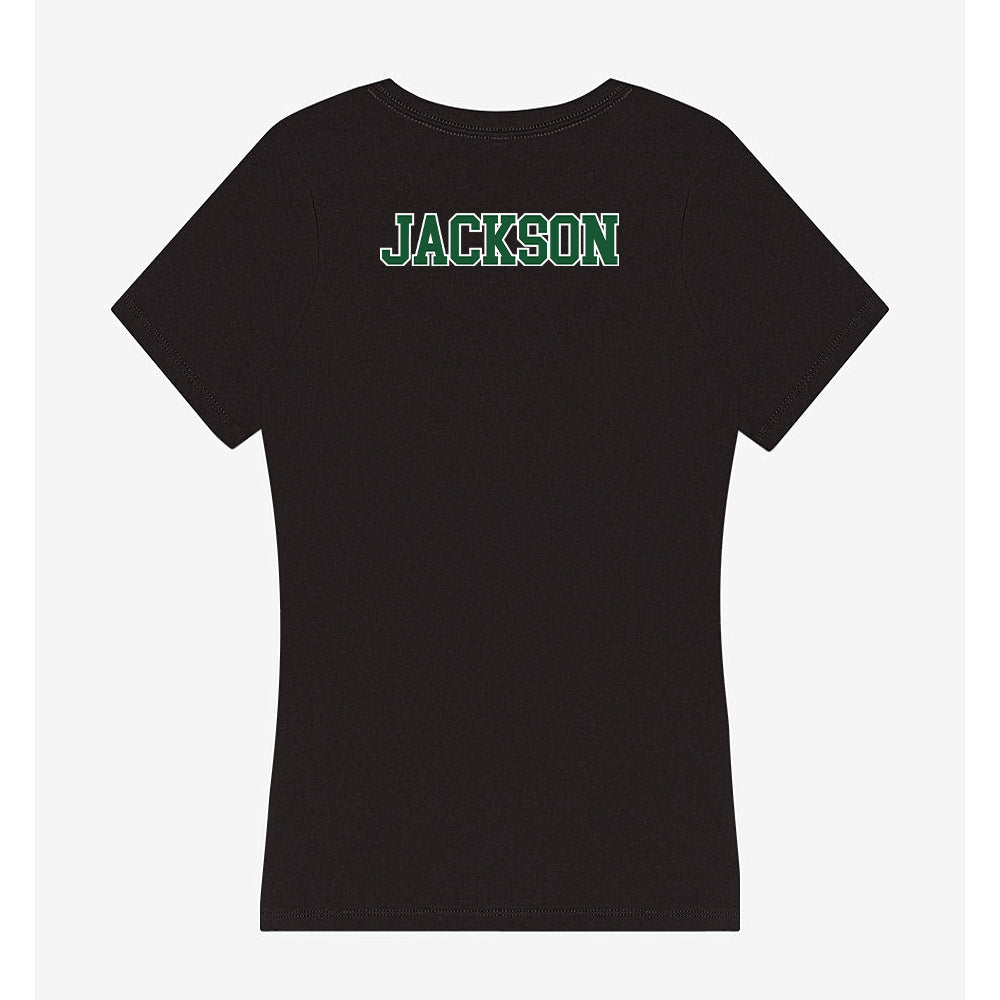 SELU - NCAA Women's Track & Field : Jaydan Jackson - Women's V-Neck T-Shirt-1