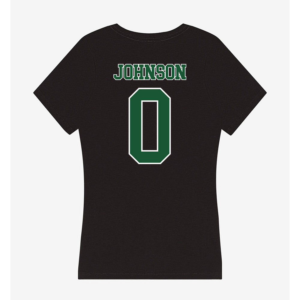 SLU - NCAA Football : Jirrea Johnson - Women's V-Neck T-Shirt-1