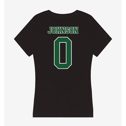 SLU - NCAA Football : Jirrea Johnson - Women's V-Neck T-Shirt-1